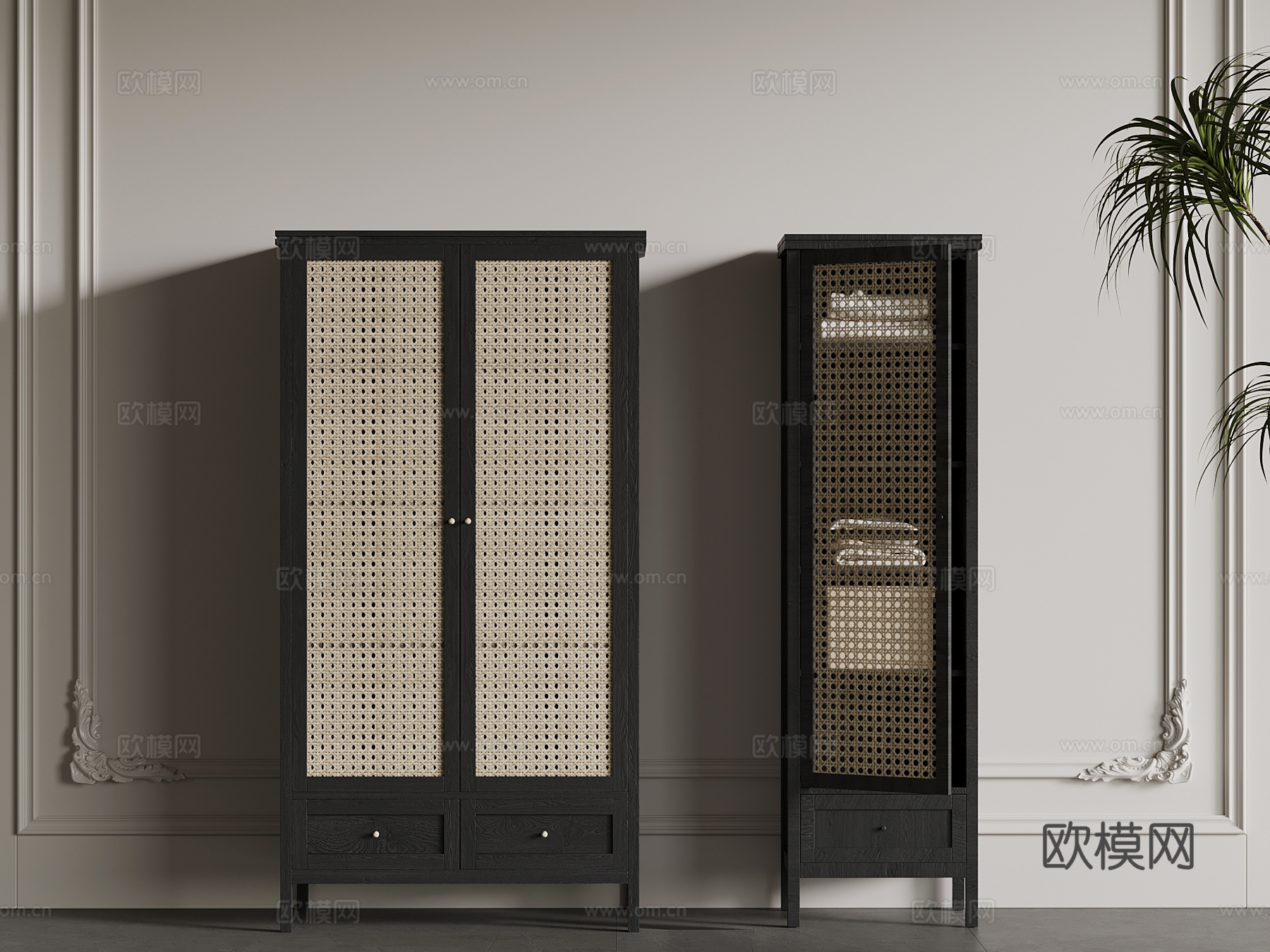 05衣柜 法式衣柜3d模型