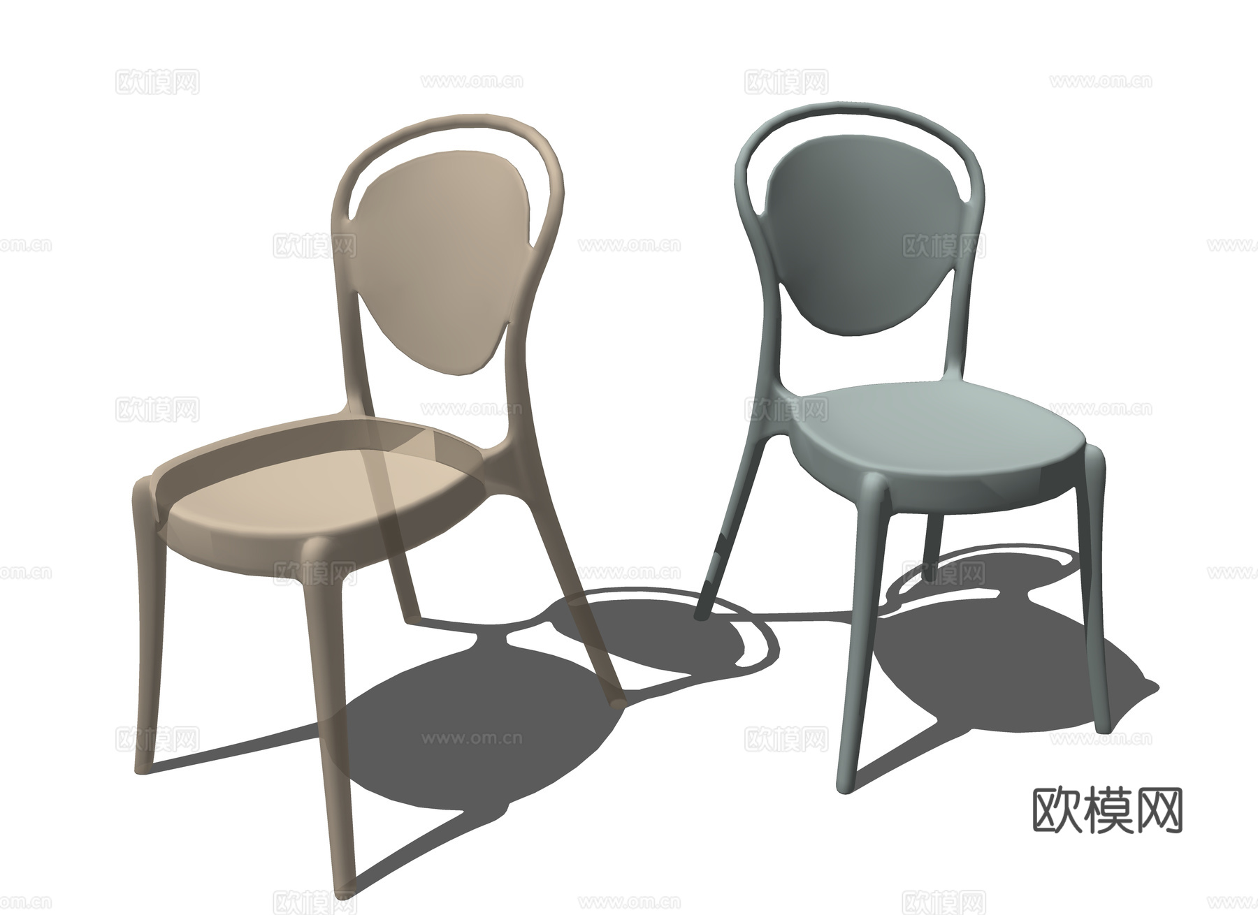 Calligaris 现代餐椅单椅su模型下载