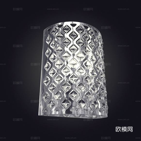現(xiàn)代壁燈 水晶壁燈 簡(jiǎn)約壁燈3d模型下載