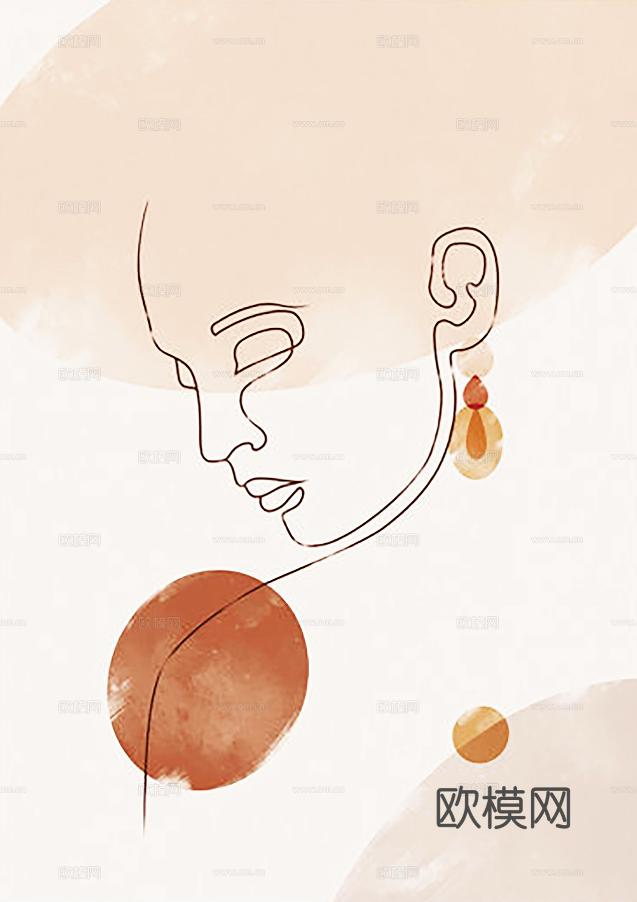 现代装饰画  简约挂画 线条挂画