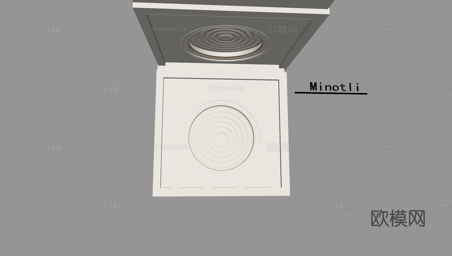 现代天花吊顶3d模型