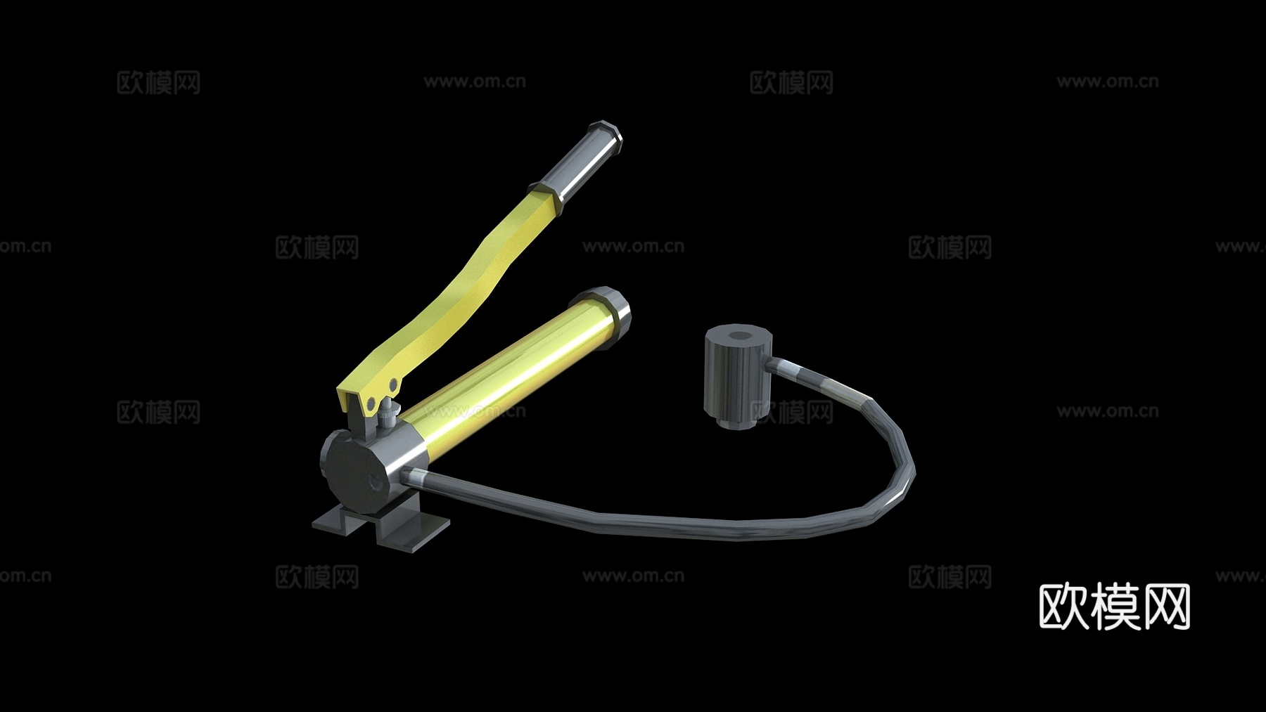 现代液压开孔器工业设备su模型下载