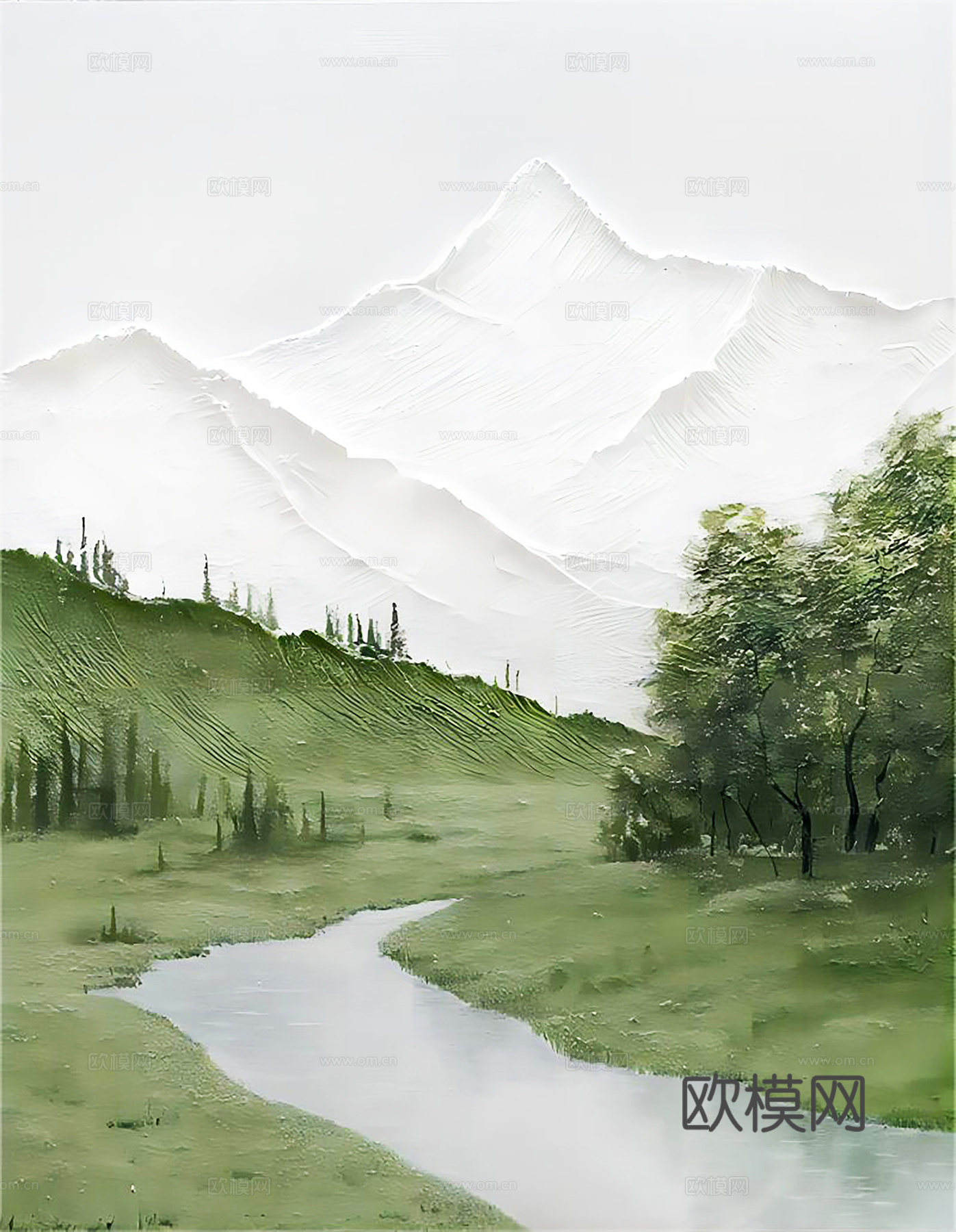 现代装饰画  简约挂画  抽象画肌理画