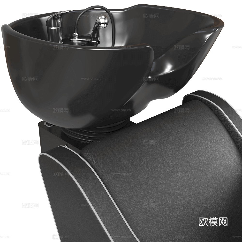 Nelson 现代洗头椅 发廊洗头椅 躺椅 洗发椅 发廊设备3d模型