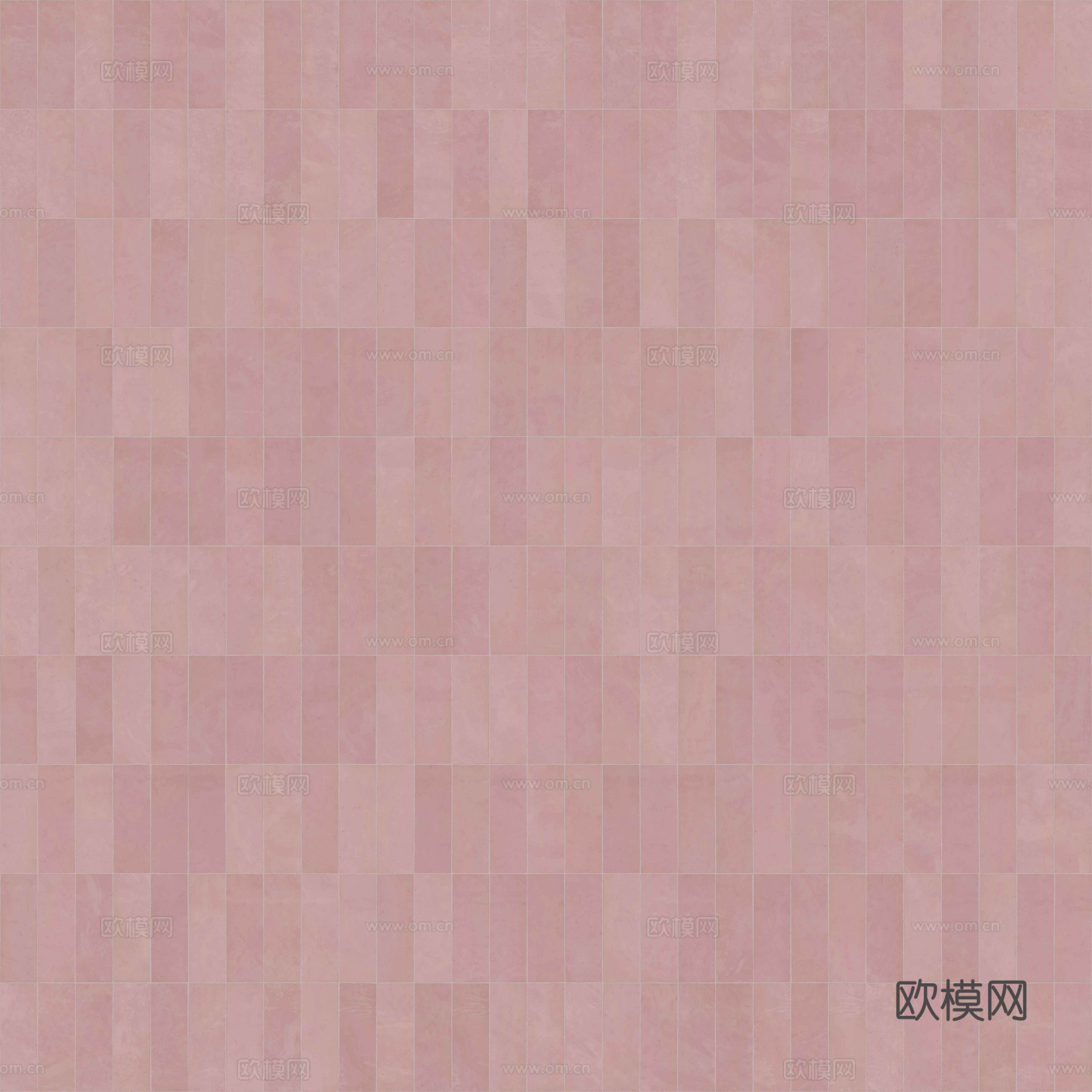 粉色条形砖