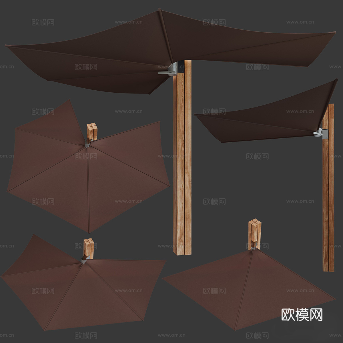 花园伞3d模型