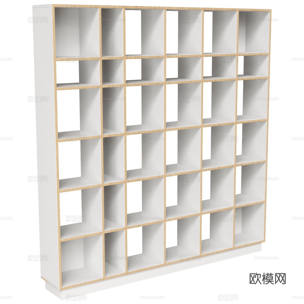 Radis 现代书架 展示架 装饰架 书柜 高柜 开放柜3d模型