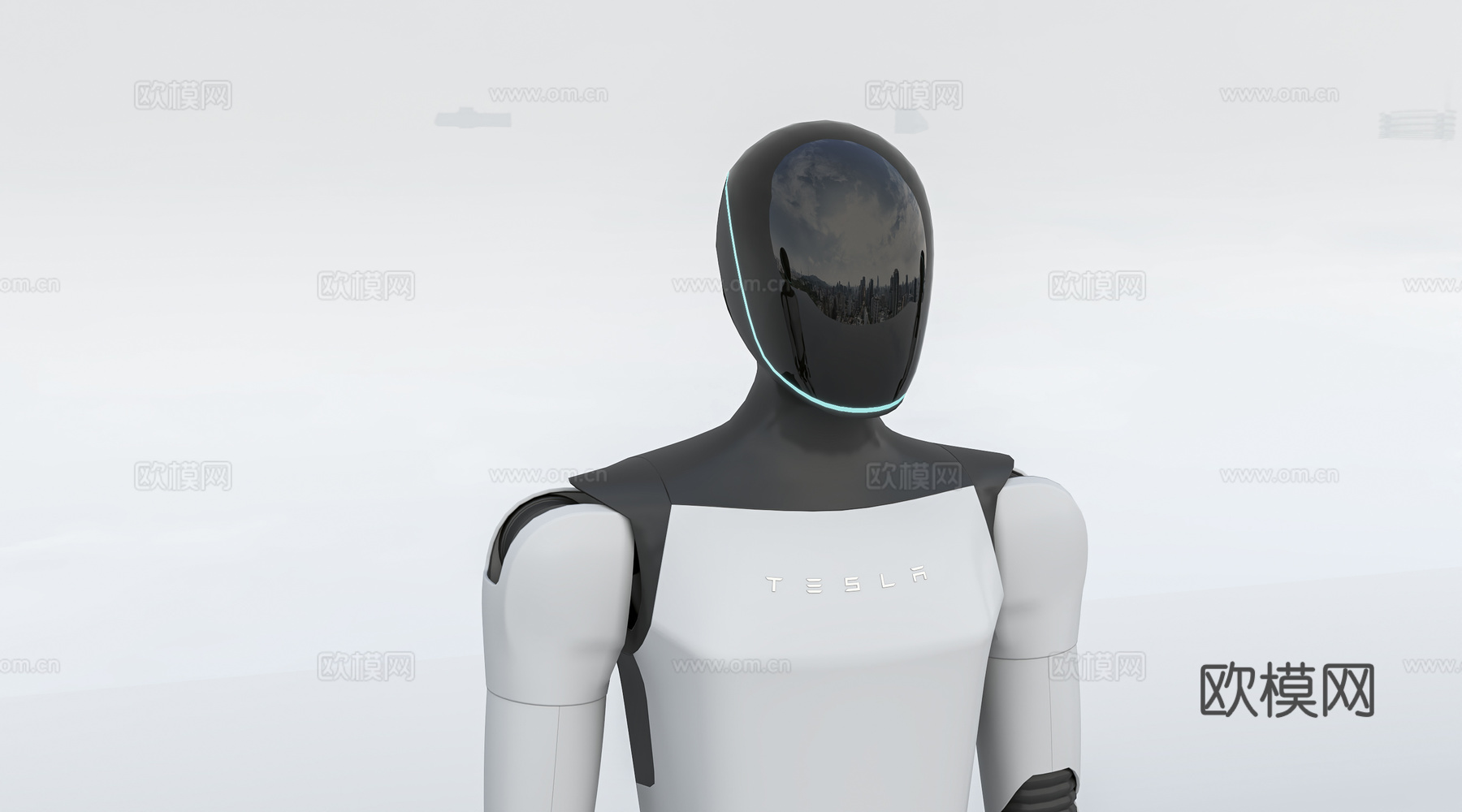 Tesla+Optimus+V2-特斯拉人形机器人3d模型