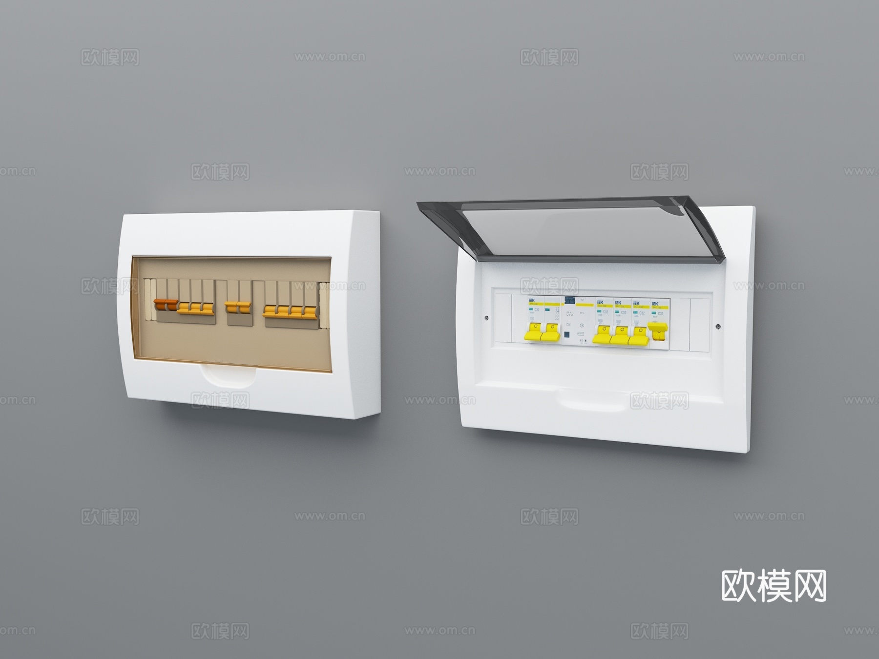 电表箱3d模型