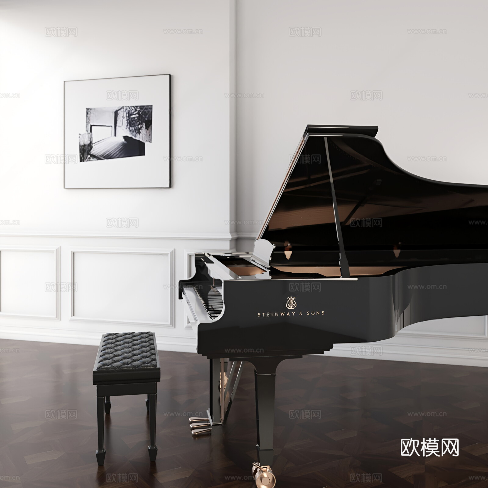 乐器 现代乐器3d模型