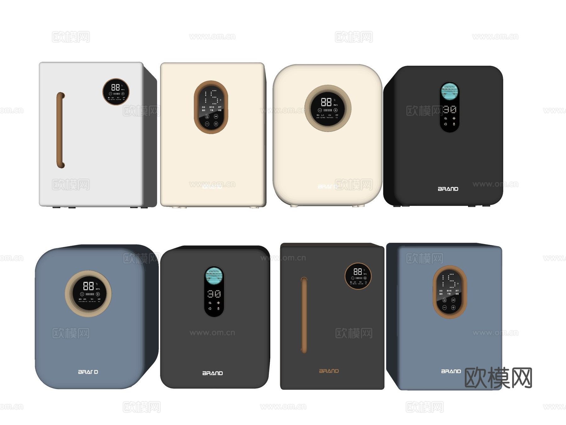 现代消毒柜su模型下载