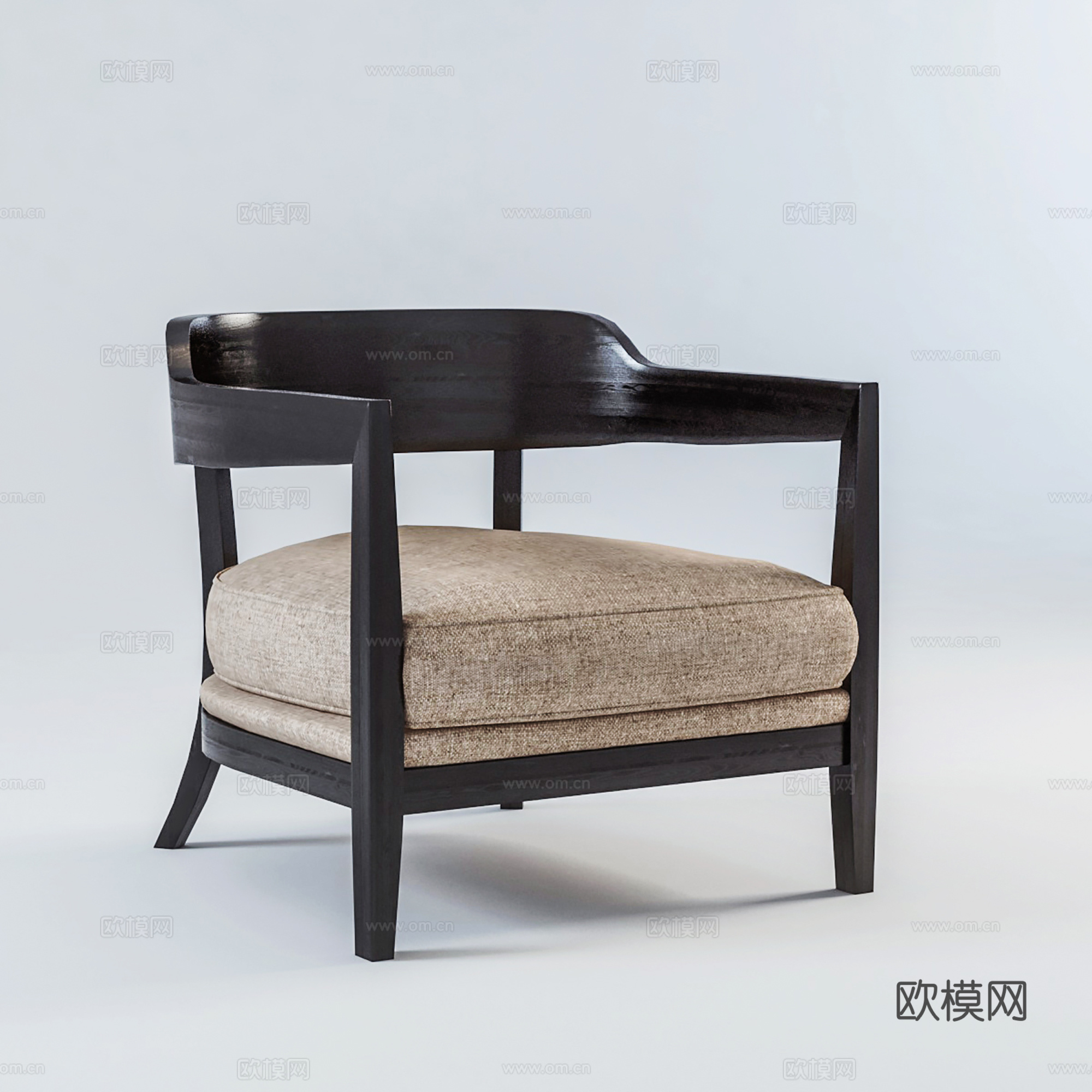 现代休闲椅  单椅 户外休闲椅3d模型