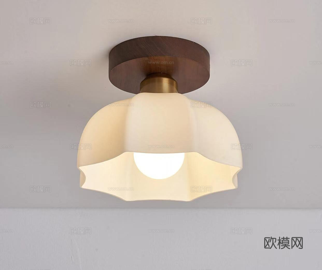 中古玄关吊灯3d模型下载