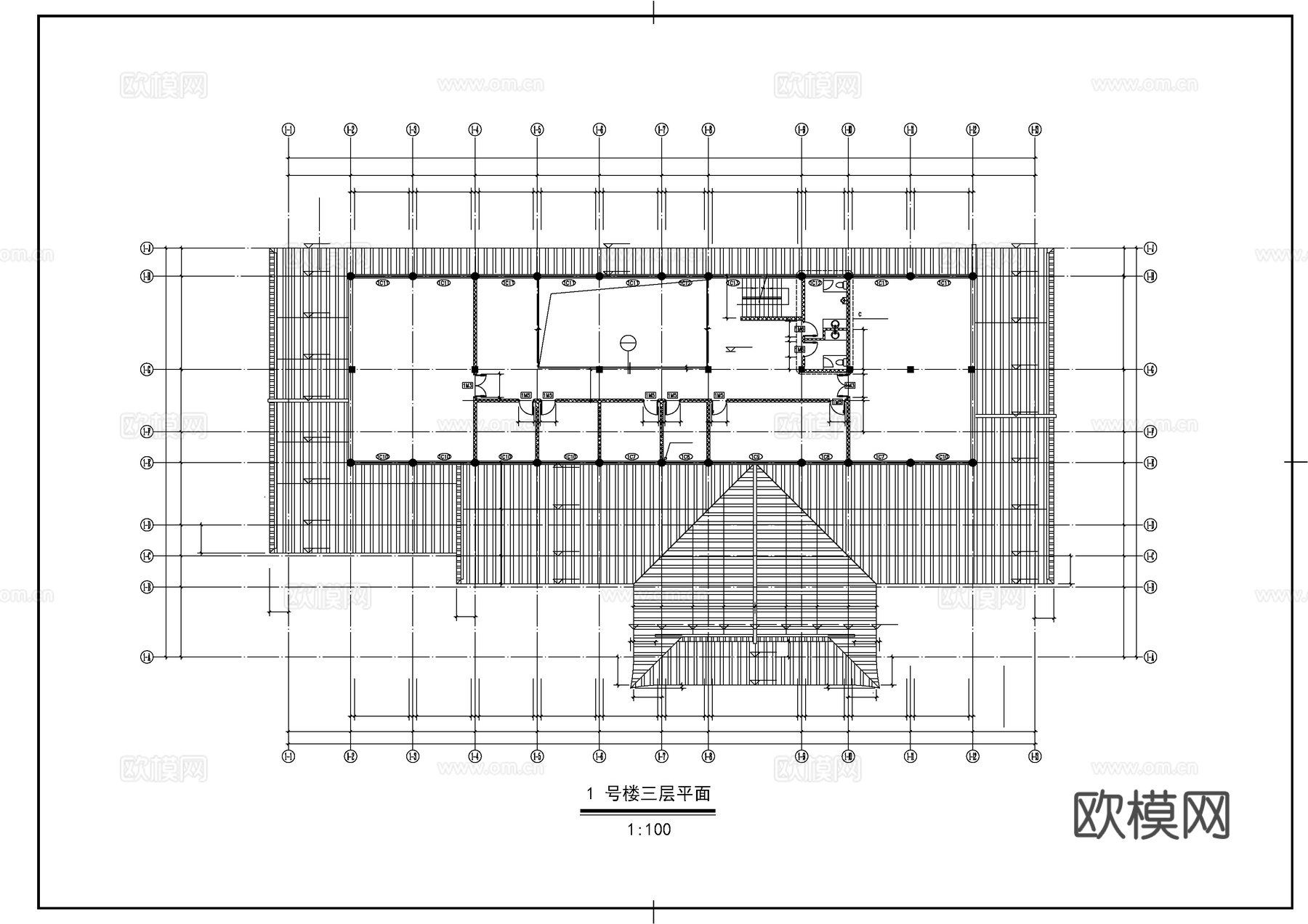 古建筑建筑CAD施工图cad施工图