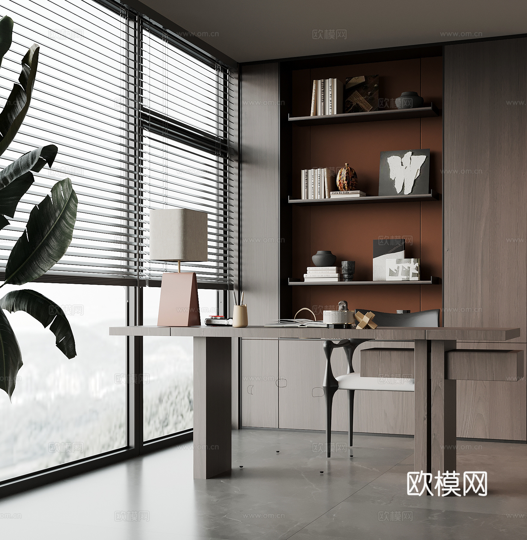 现代小茶室 小茶台3d模型