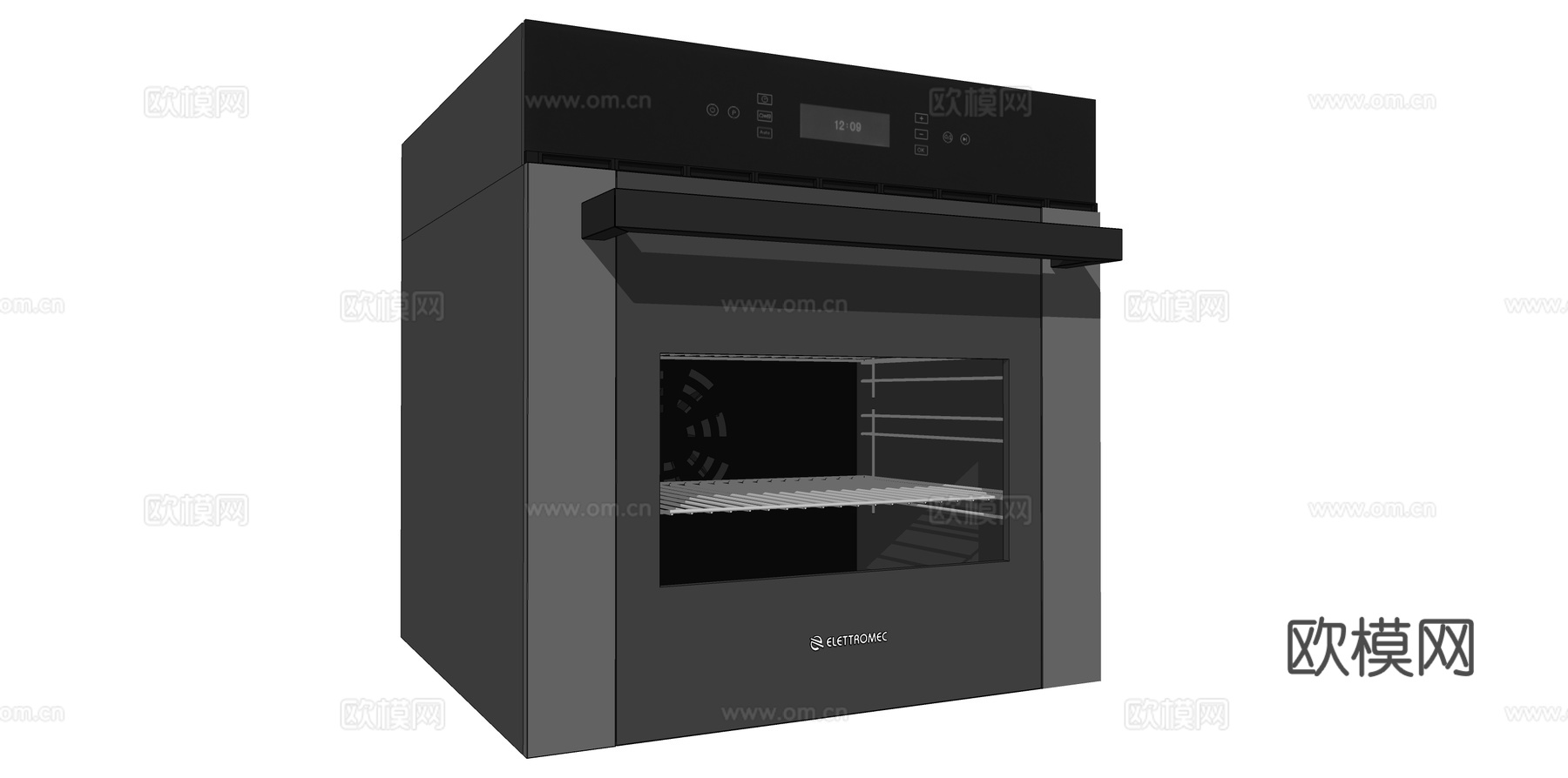 现代微波炉su模型下载