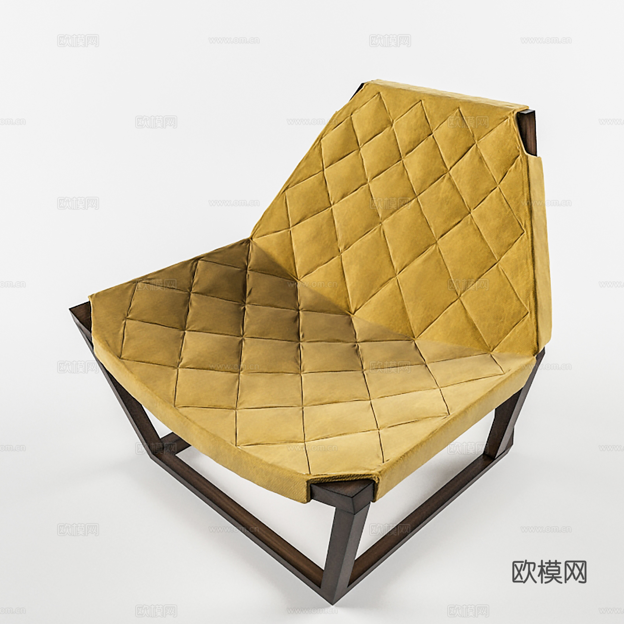 现代休闲椅 布椅 书椅 单椅3d模型