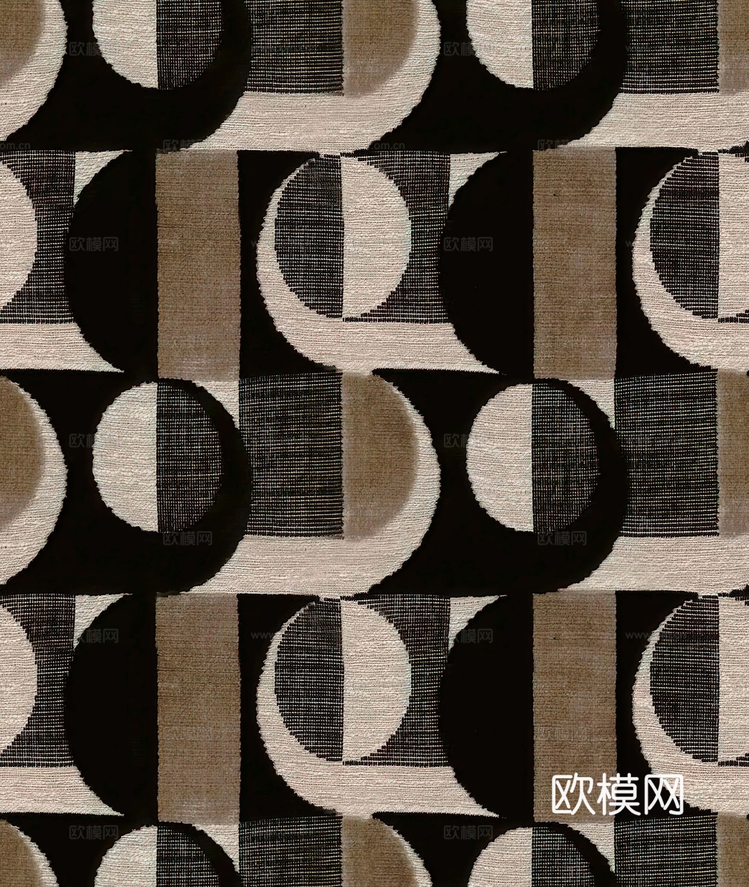 无缝几何图案布纹