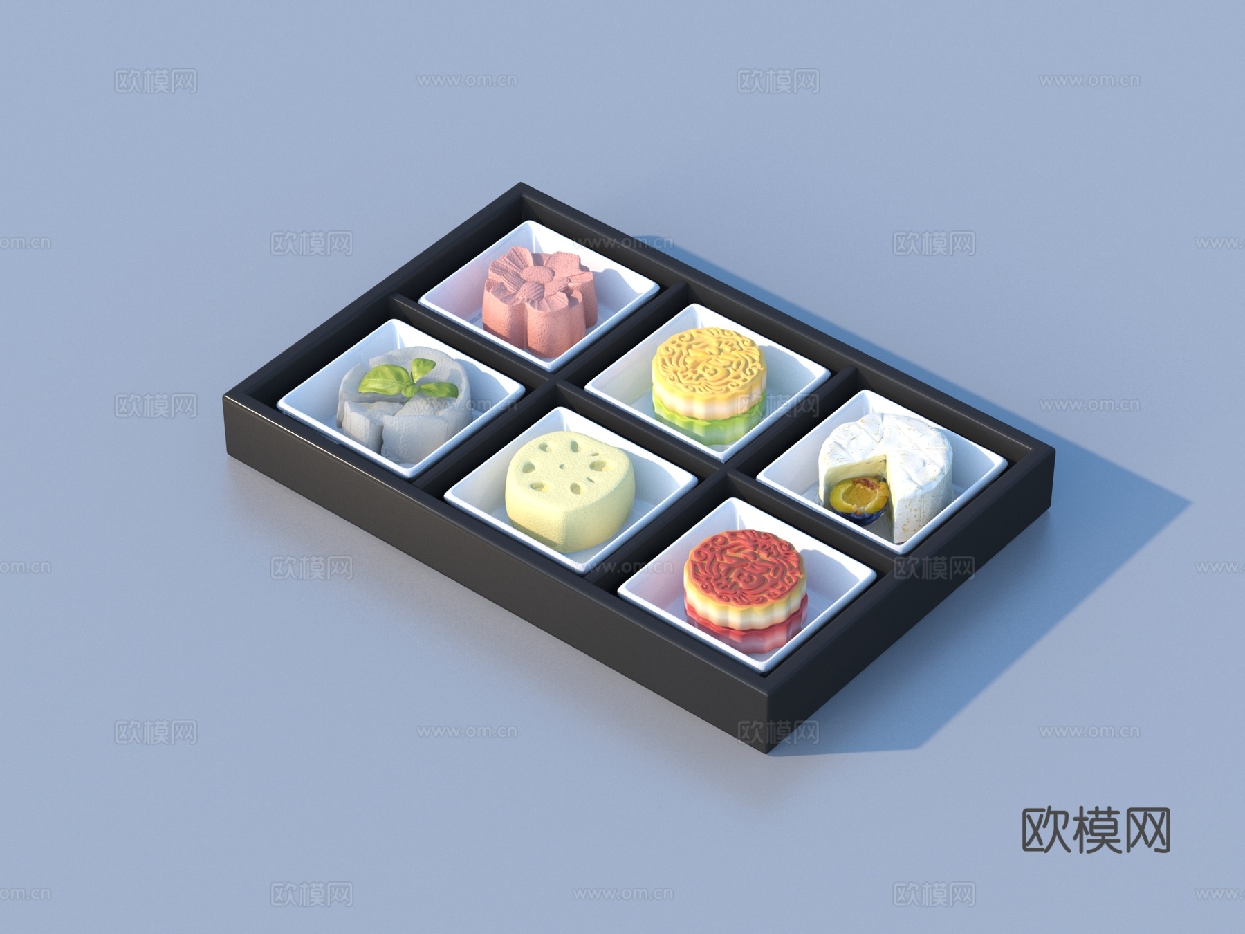 点心 糕点 面包 蛋糕 美食 食物su模型