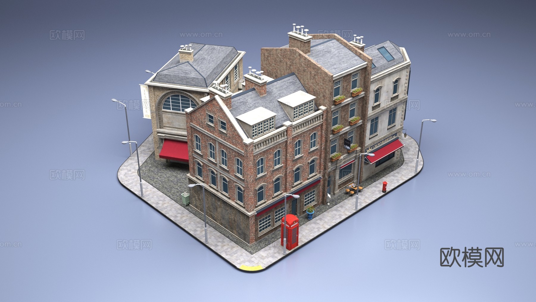 茶餐厅咖啡店3d模型
