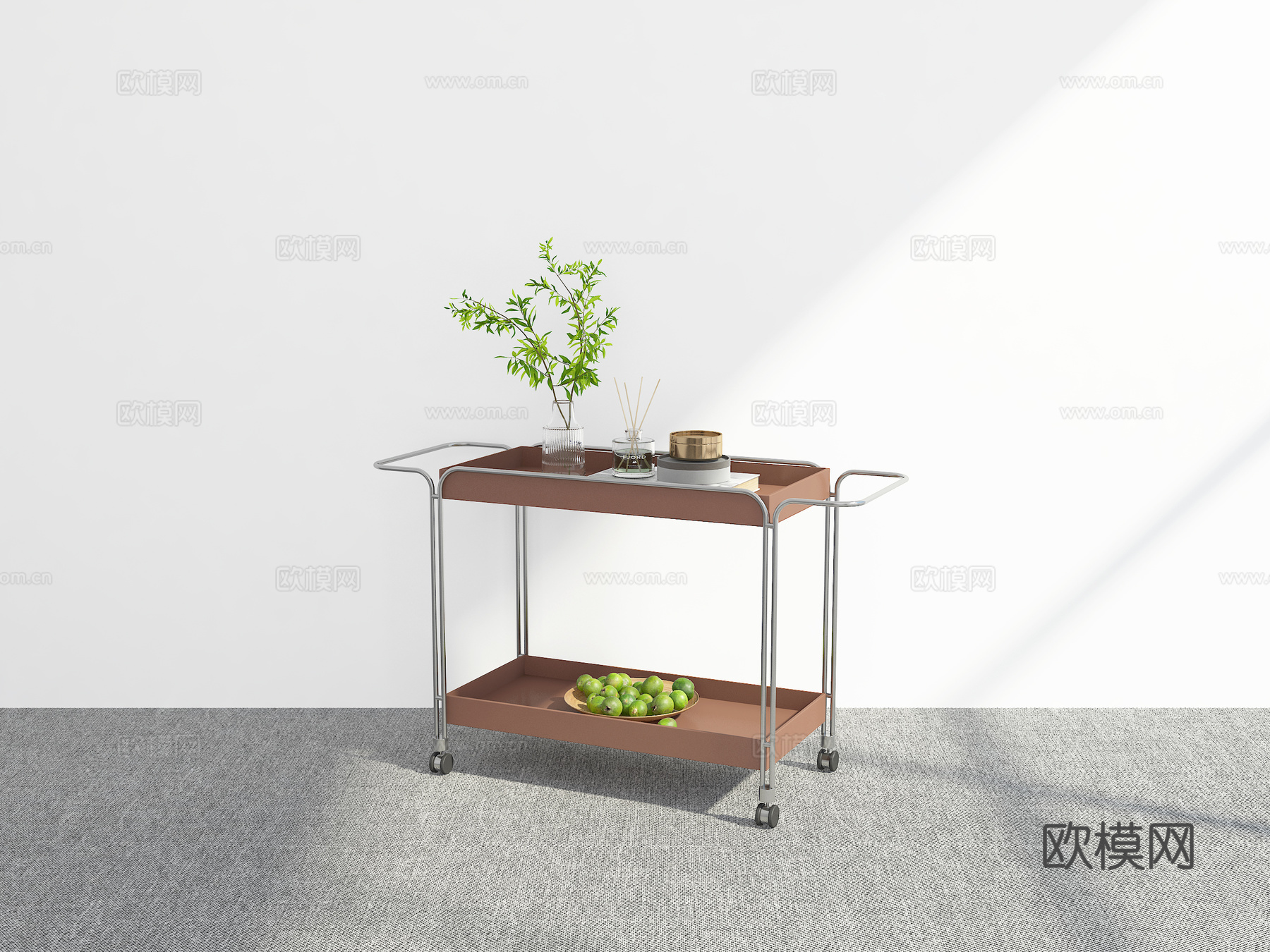 现代小推车3d模型