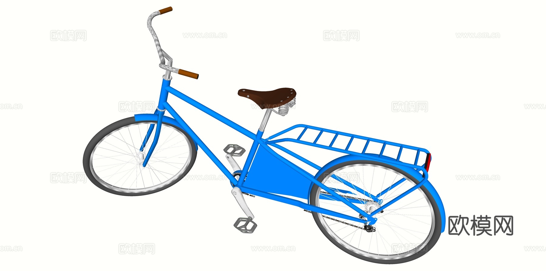 交通工具 自行车su模型下载
