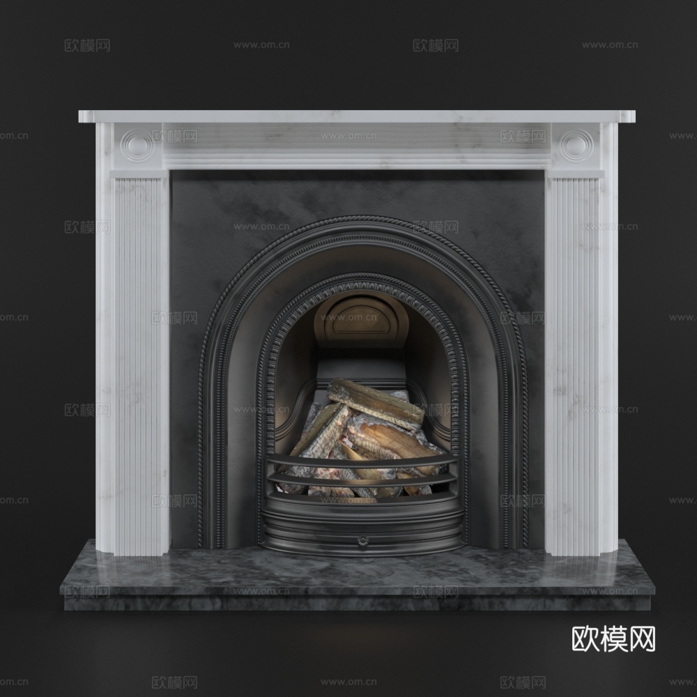 现代壁炉 壁炉3d模型