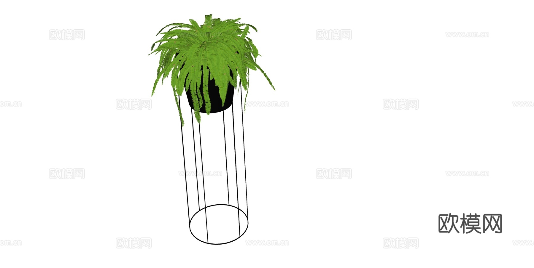 植物 盆栽 盆景 花卉su模型下载