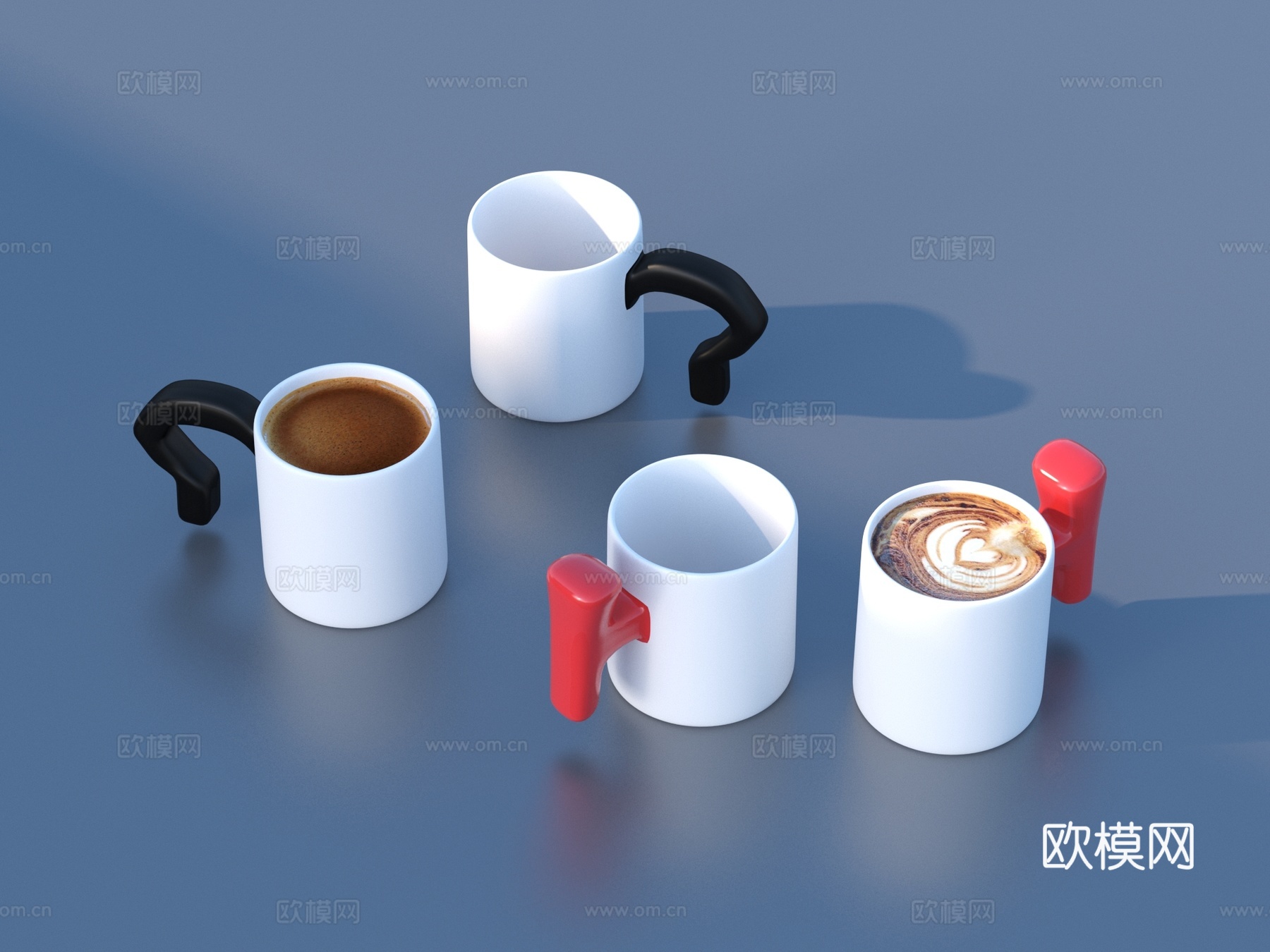 杯子 咖啡 咖啡杯3d模型