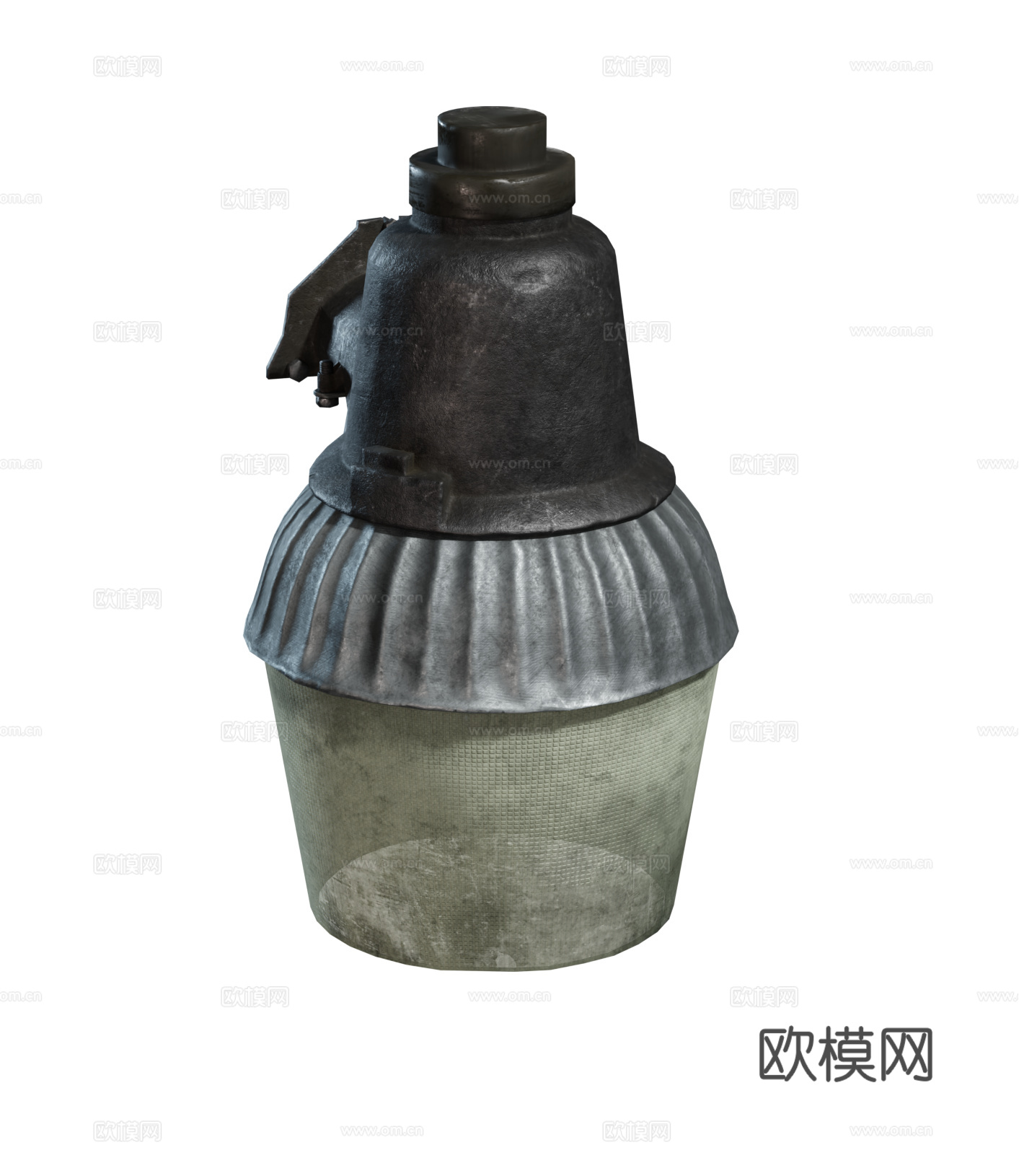 欧式 美式 法式 煤矿壁灯 照明灯 应急灯组合3d模型