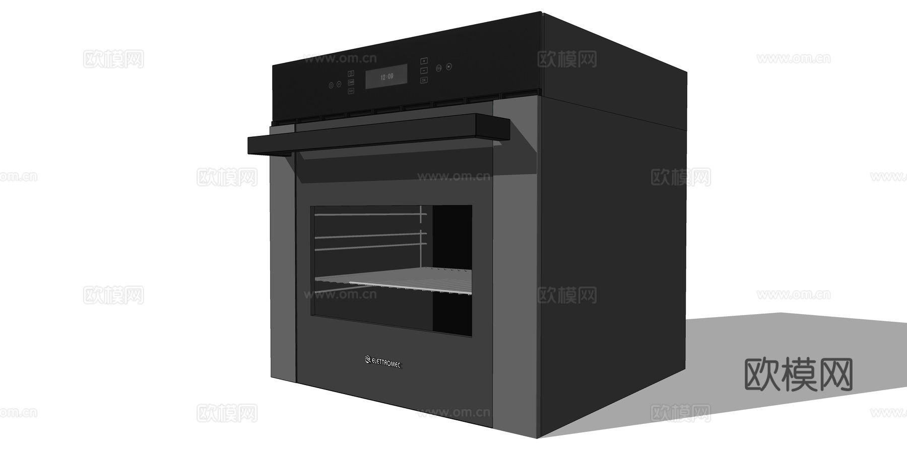 现代微波炉su模型下载