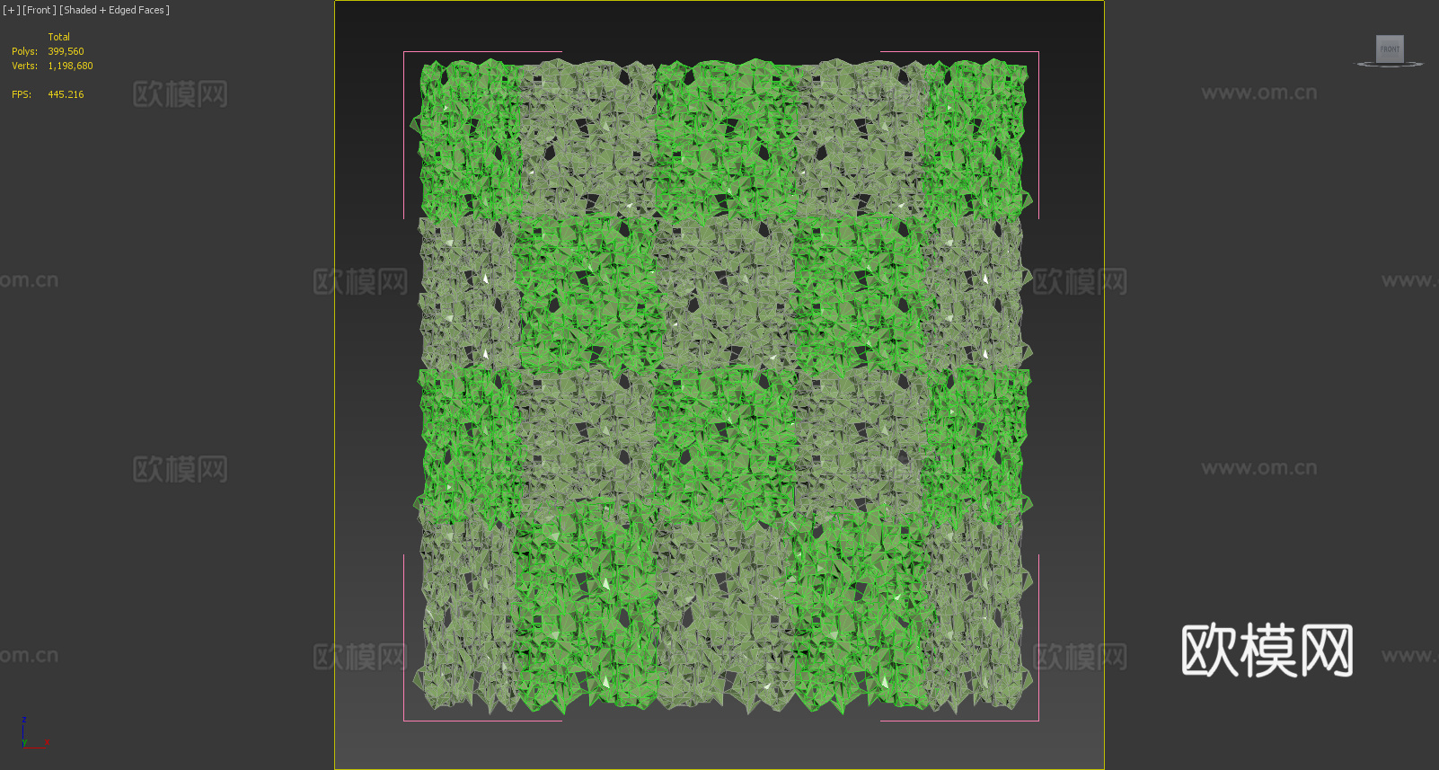 植物墙 绿植墙3d模型