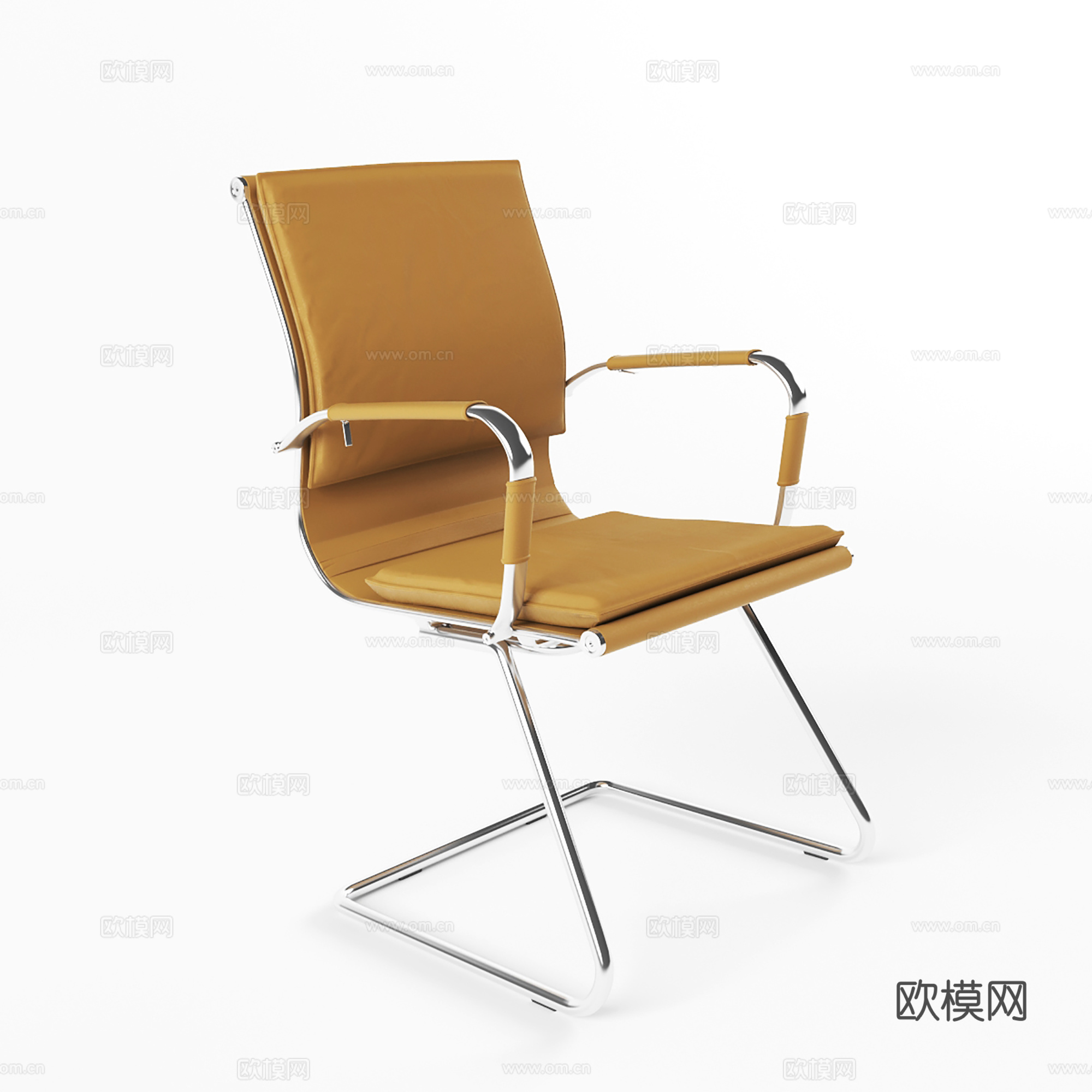 现代休闲椅 皮椅 餐椅 办公椅3d模型