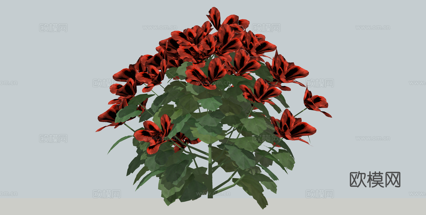 鲜花su模型下载