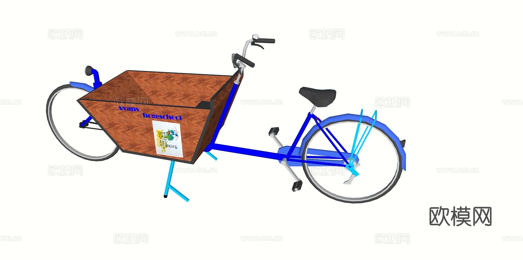 交通工具 自行车su模型下载