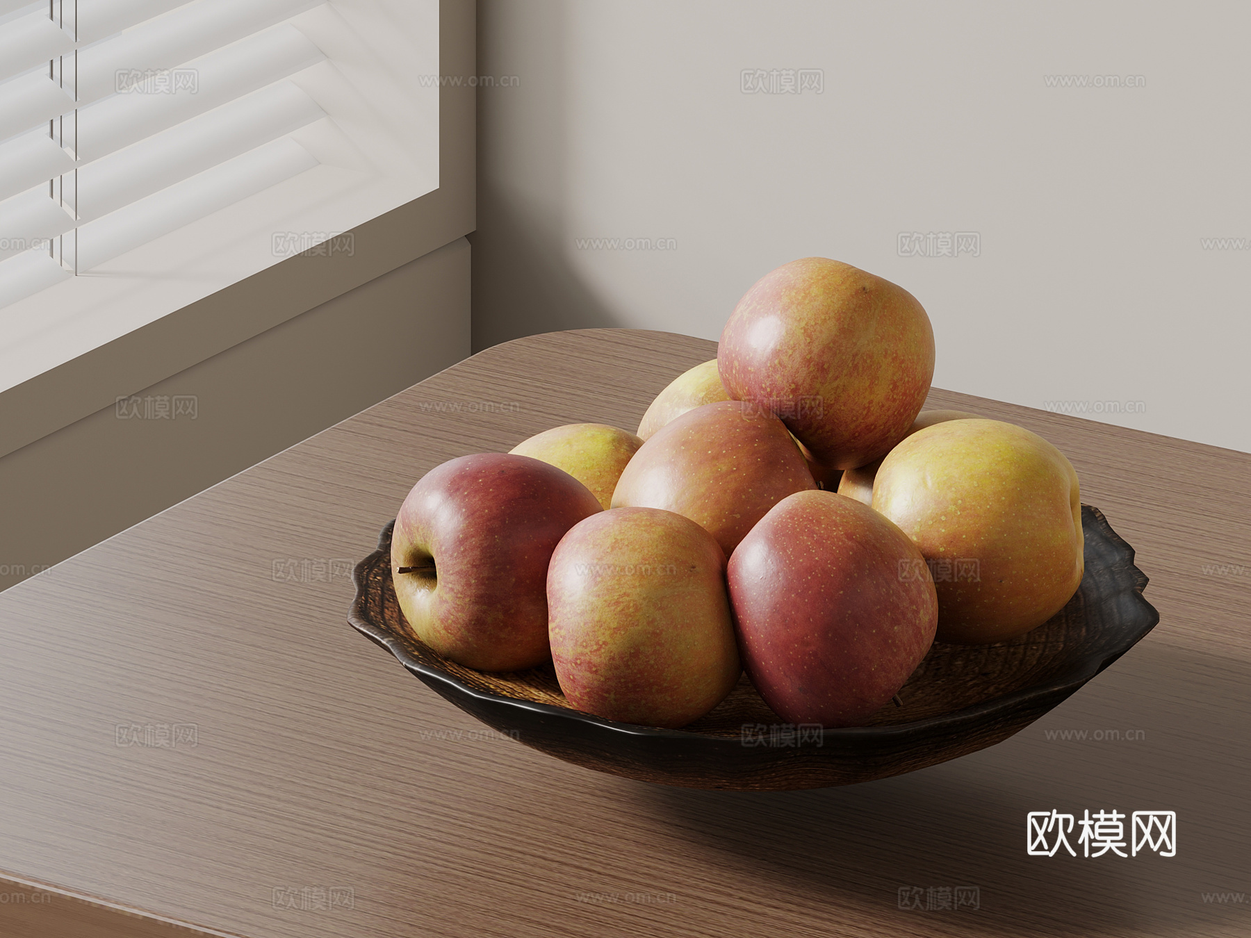 现代托盘3d模型