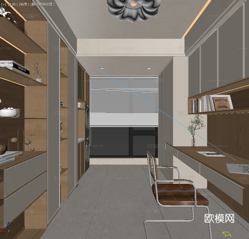 宋式美学书房3d模型