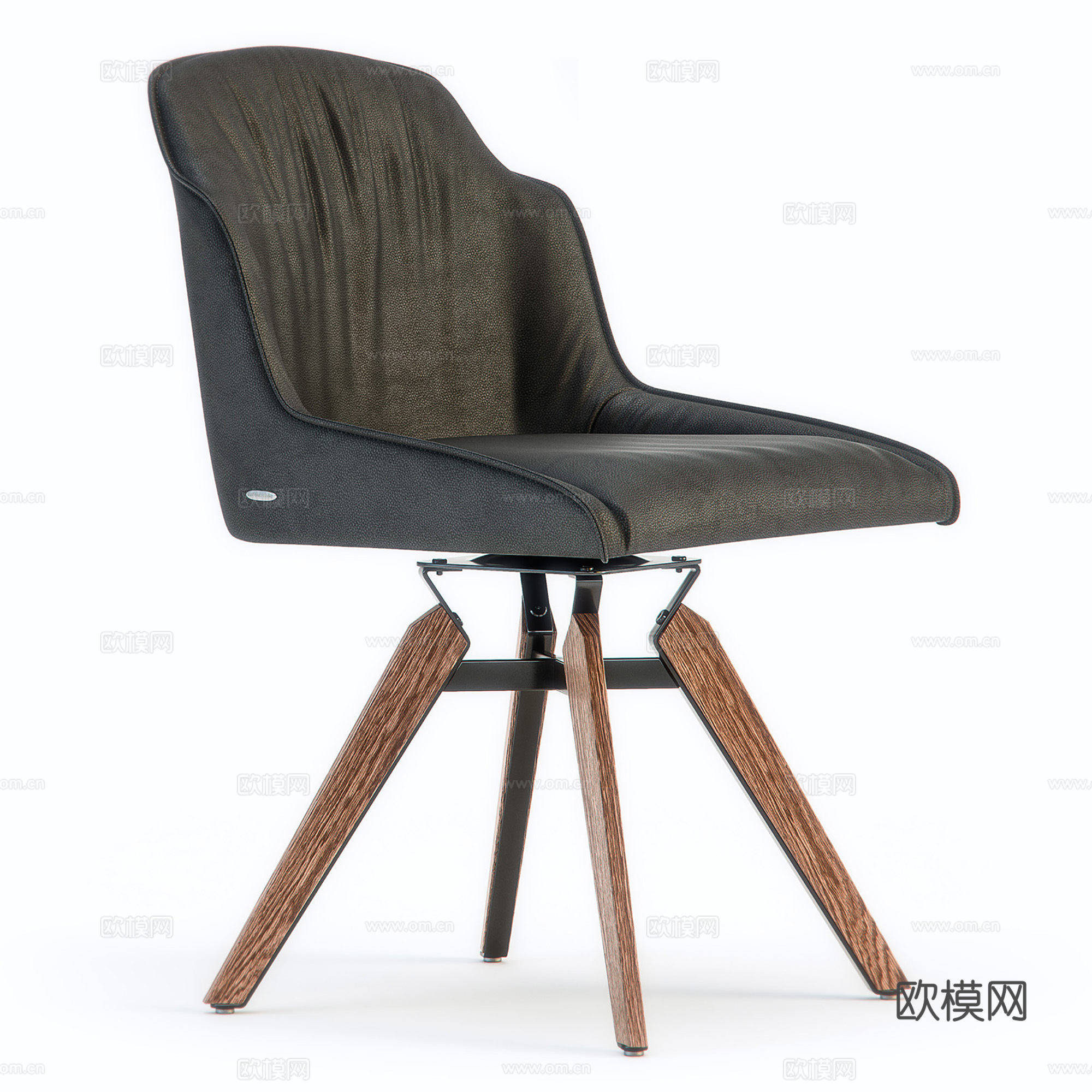 现代办公椅 培训椅 会议椅 职员椅3d模型