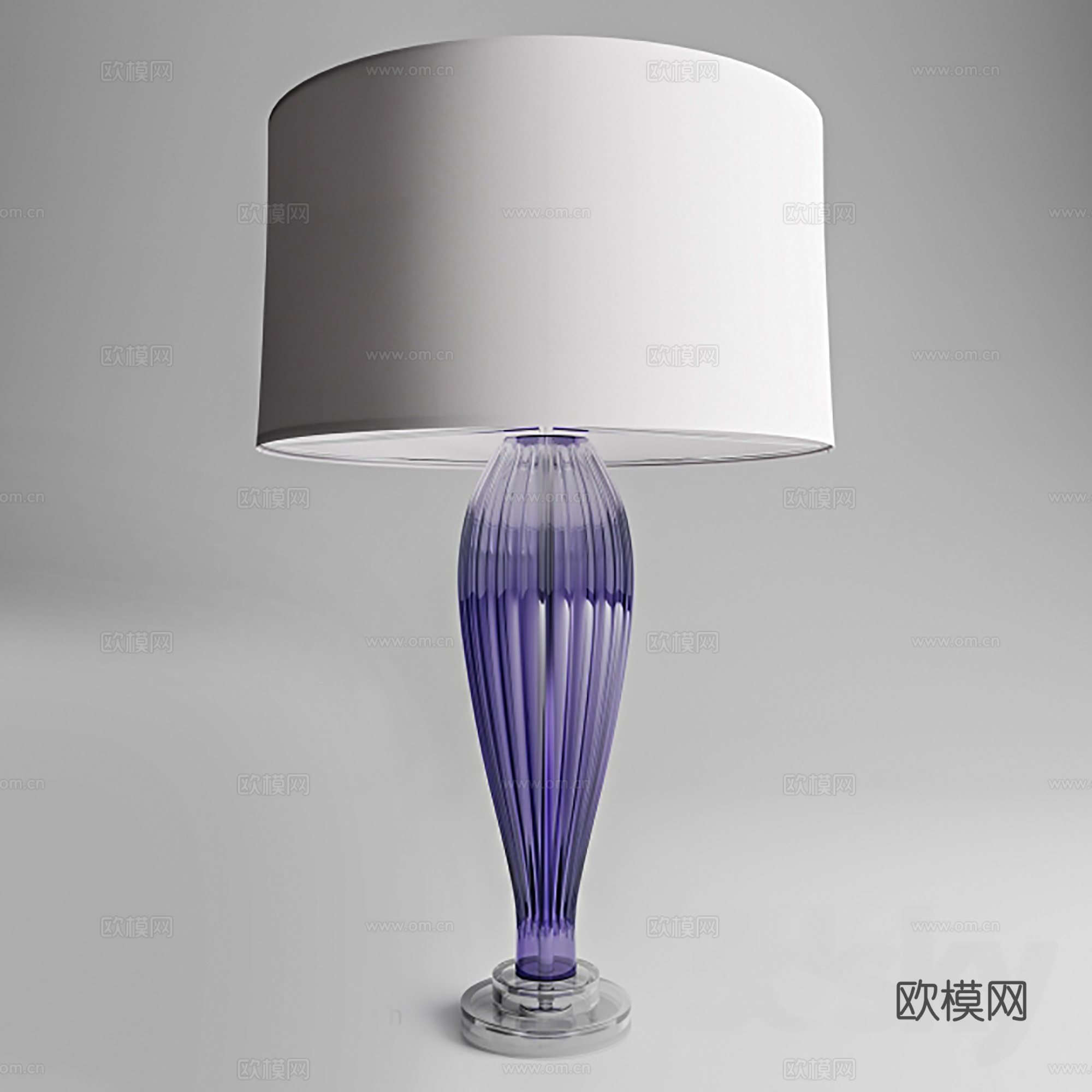 现代台灯 床头灯 客厅卧室台灯3d模型