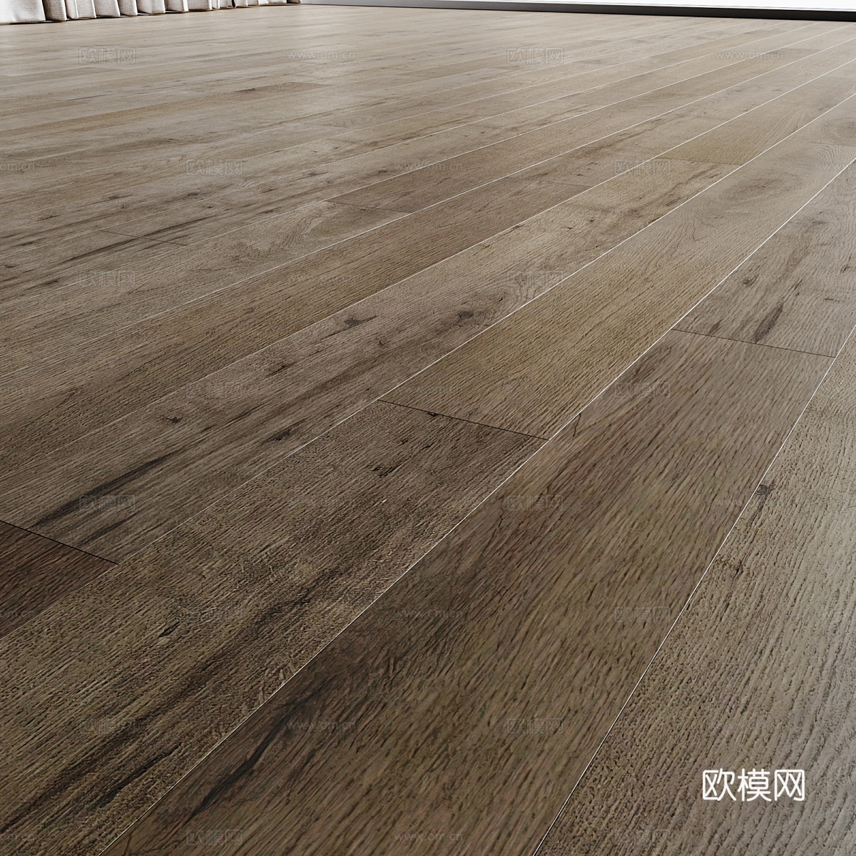 现代侘寂木地板材质3d模型