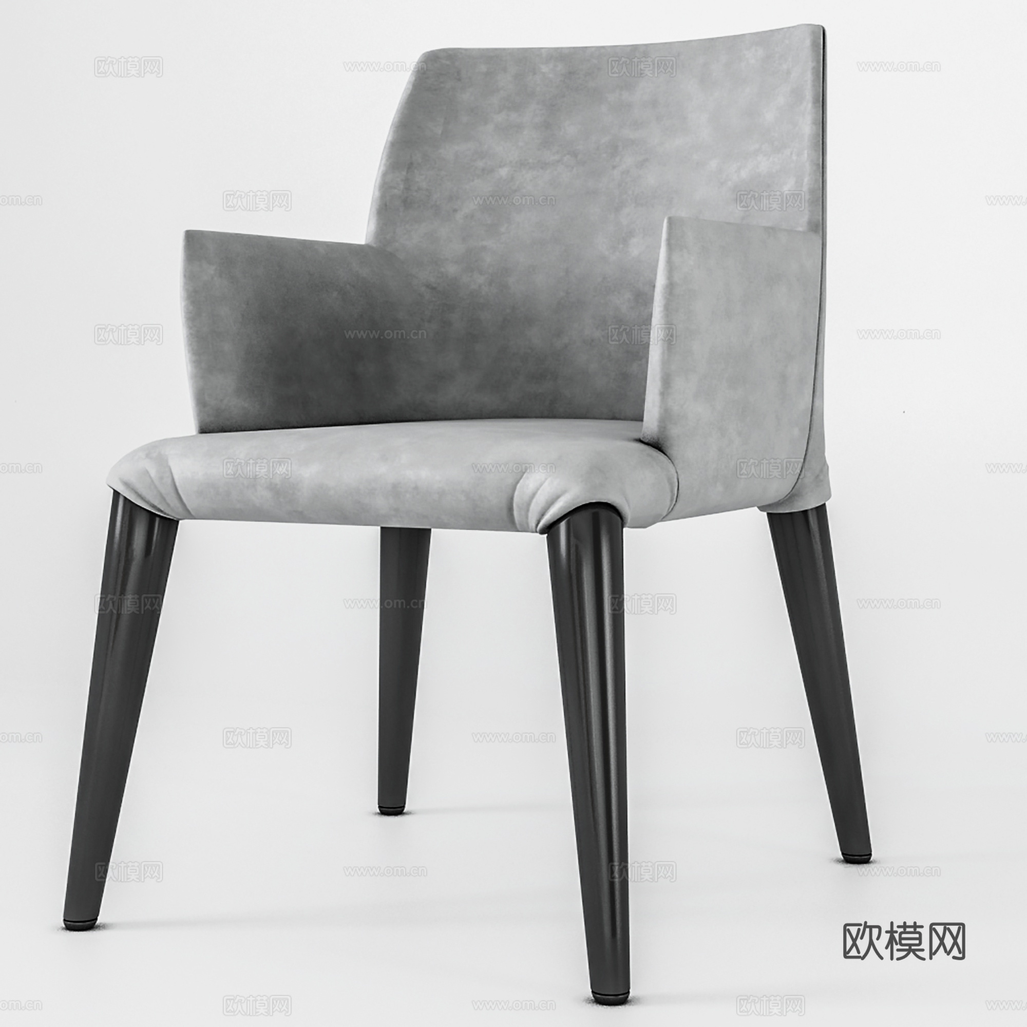 现代休闲椅 皮椅 餐椅 单椅3d模型