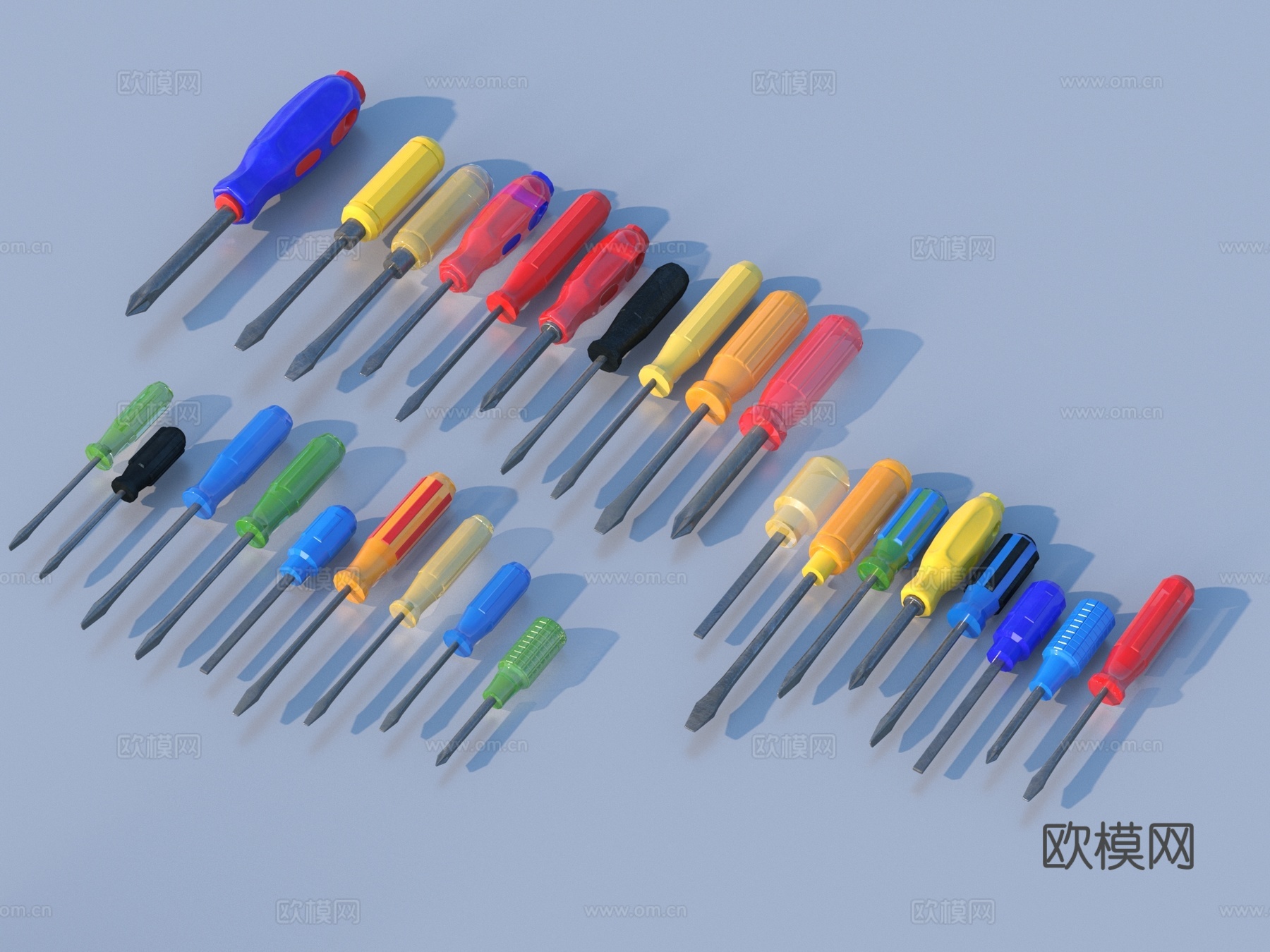 螺丝刀 起子 五金工具3d模型