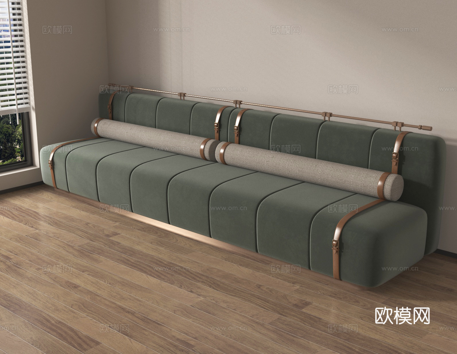 多人沙发 休闲沙发 卡座沙发3d模型