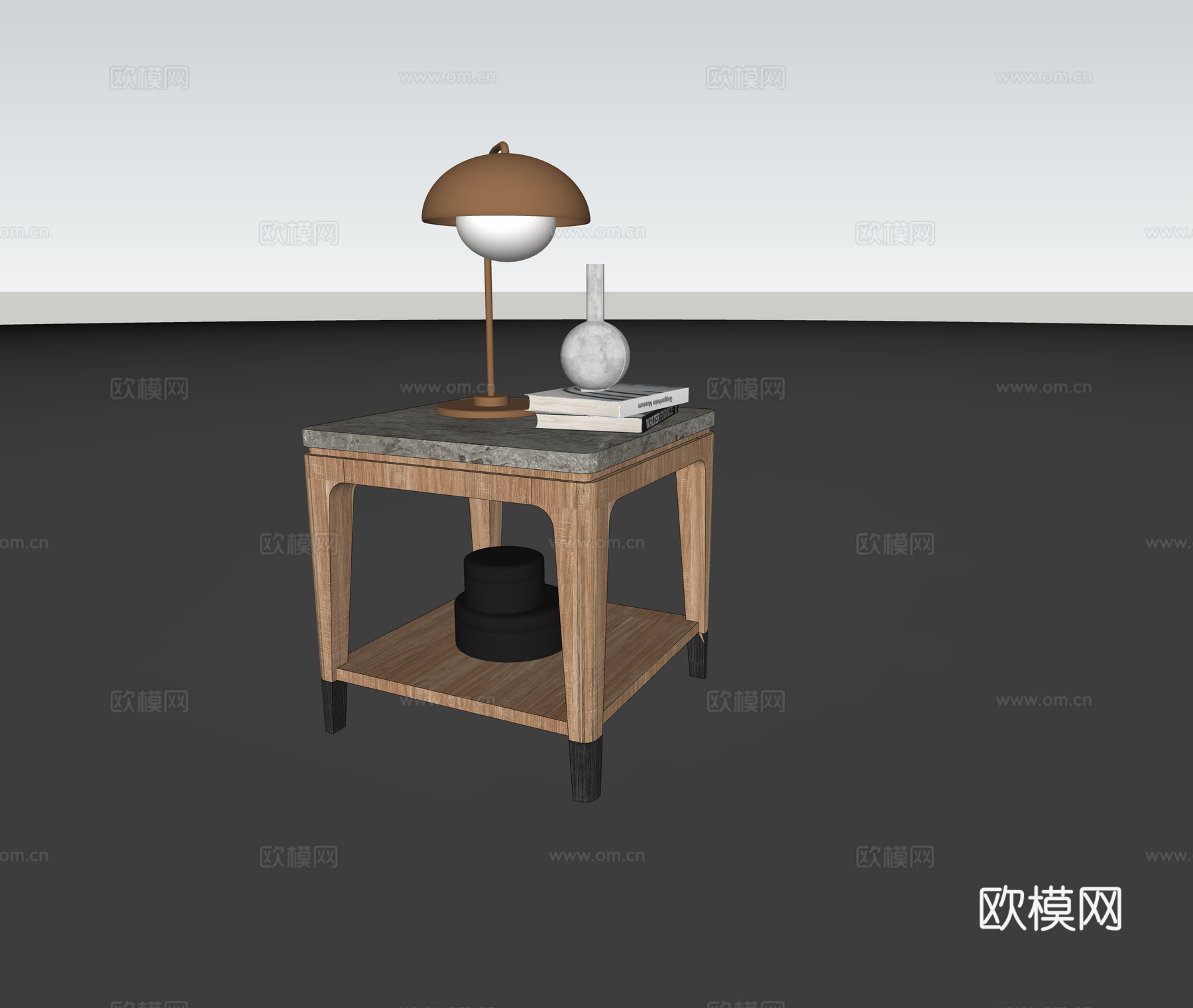 现代边几 角几su模型下载