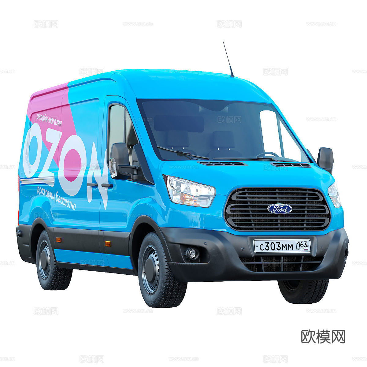 福特 快递车3d模型