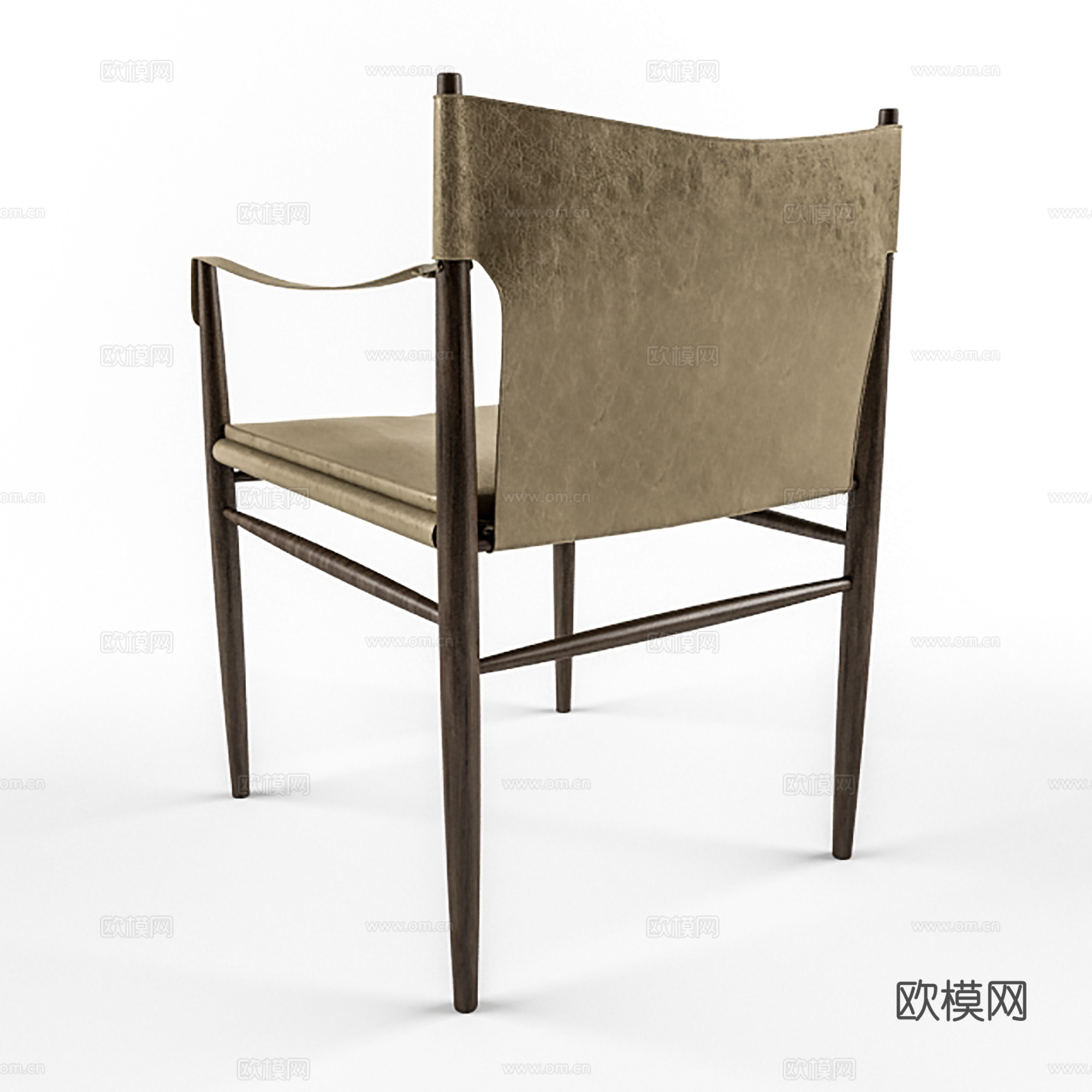 现代休闲椅 皮椅 餐椅 单椅3d模型