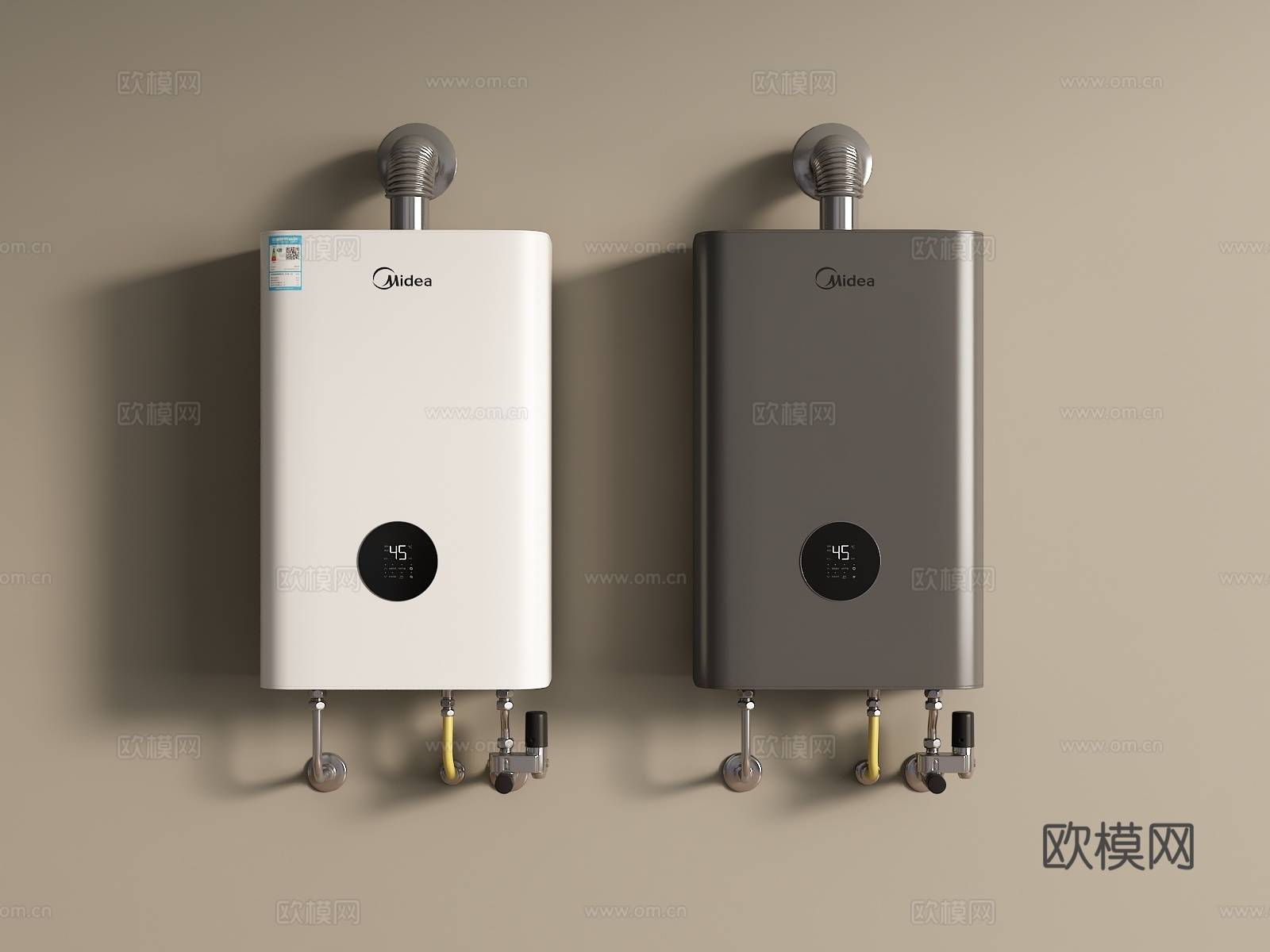 现代热水器3d模型
