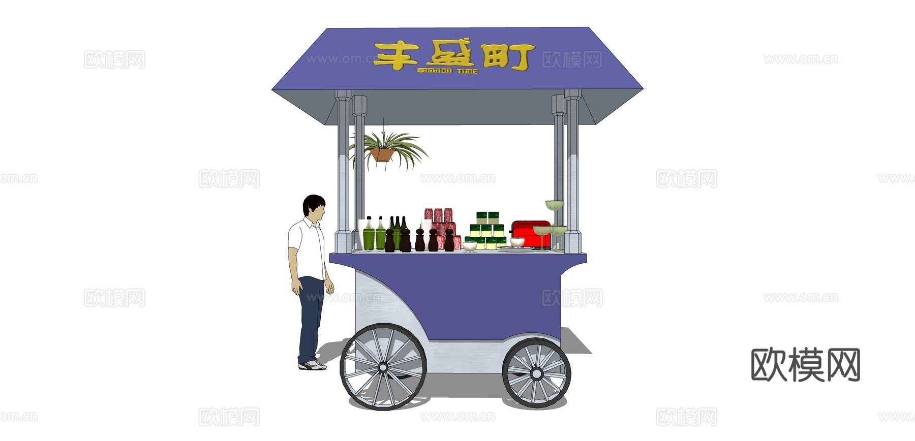 现代售卖车su模型下载