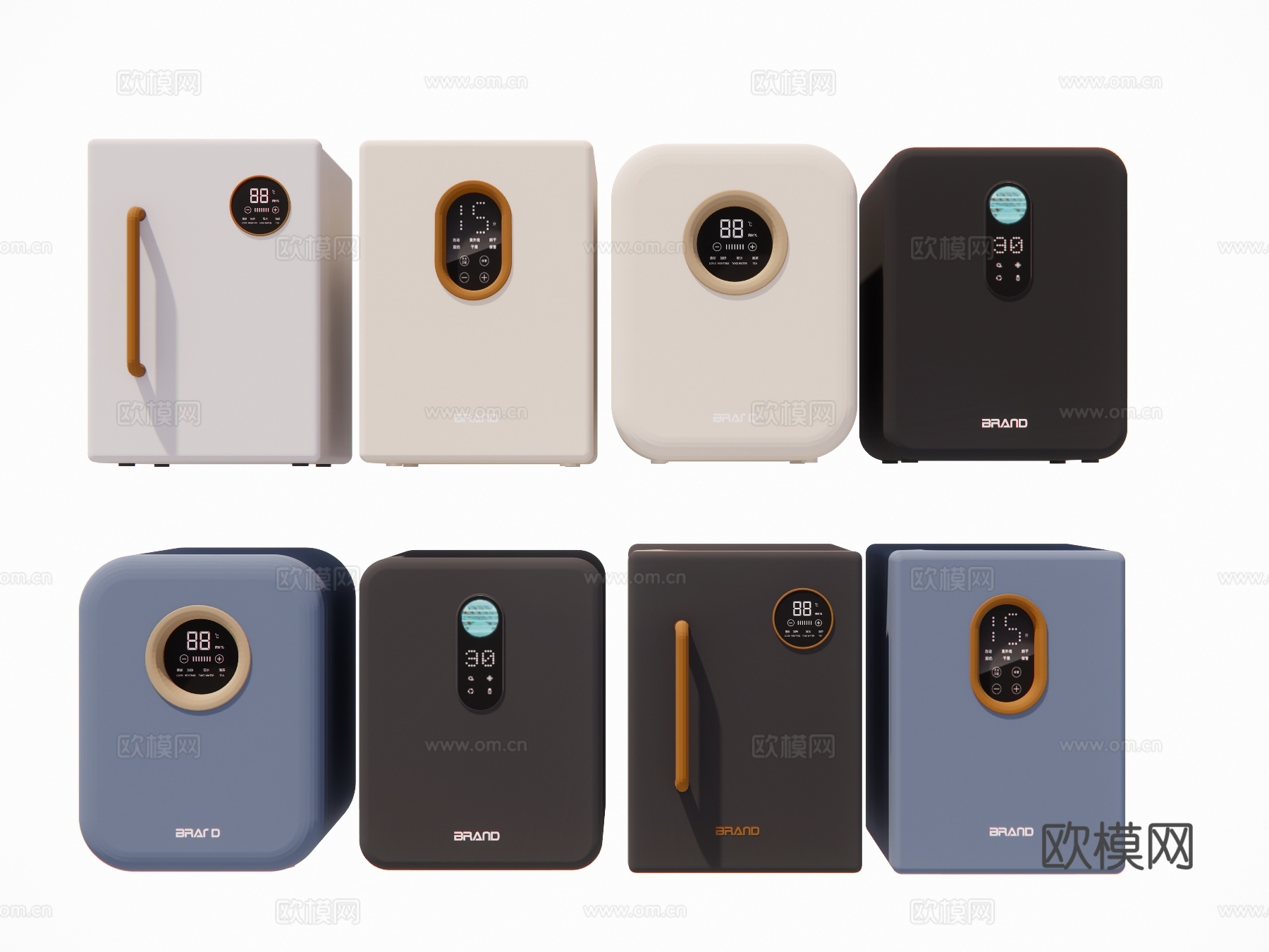 现代消毒柜su模型下载