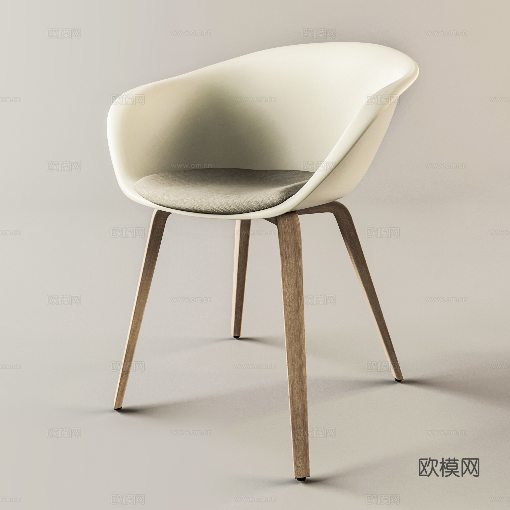 现代休闲椅 儿童单椅 餐椅3d模型
